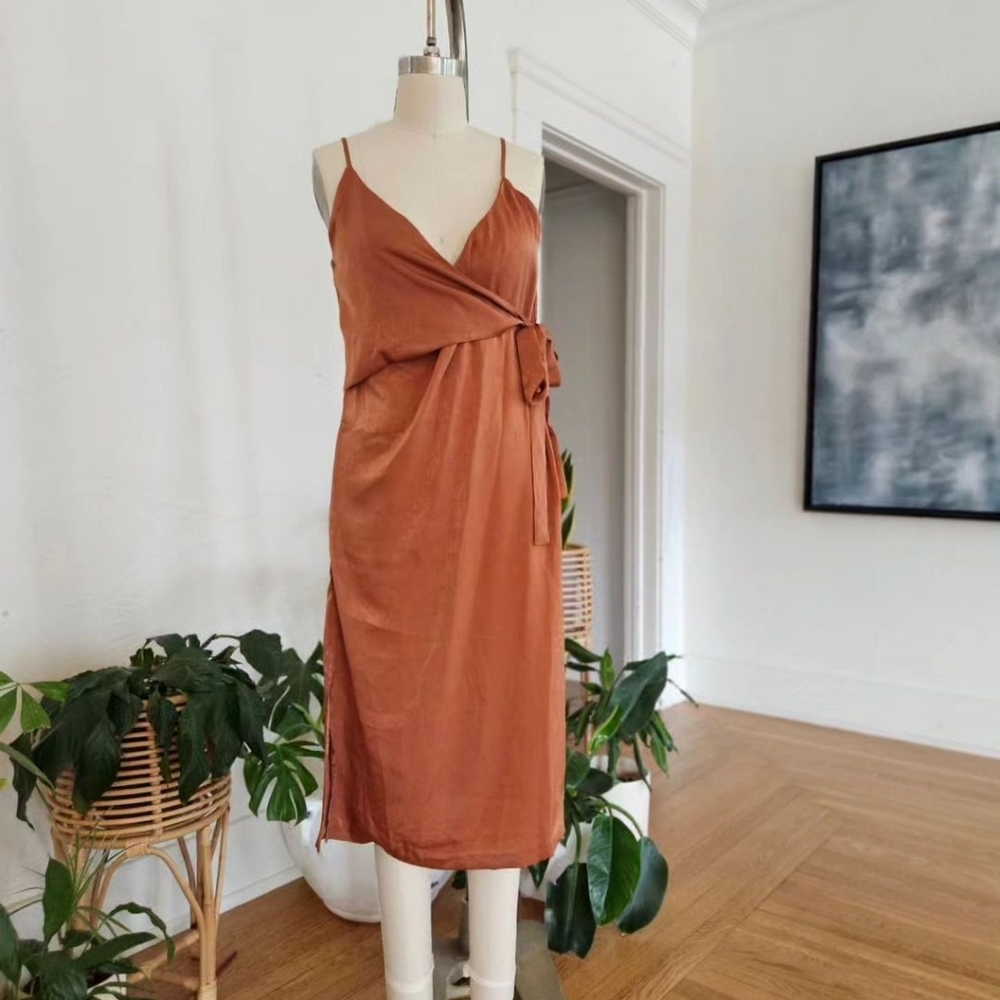 J.O.A. Rust Dress
